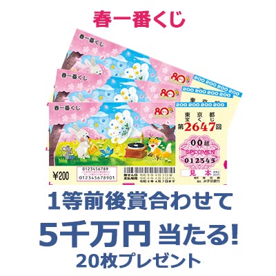 日替わり懸賞の賞品