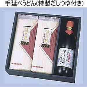 「手延べうどん(特製だしつゆ付)」の画像