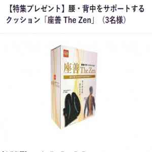 「腰・背中をサポートするクッション「座善 The Zen」」の画像