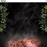 「ハーブ牛の手ごねハンバーグセット」の画像