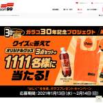 「ガラコオリジナルグッズ3点セット」の画像