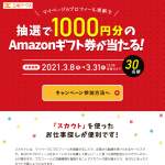 「Amazonギフト券1,000円分」の画像