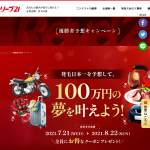 「100万円の夢プレゼント」の画像