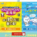 「WAON POINT　サンリオコラボオリジナルグッズ」の画像