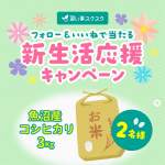 「魚沼産コシヒカリ3キロ」の画像